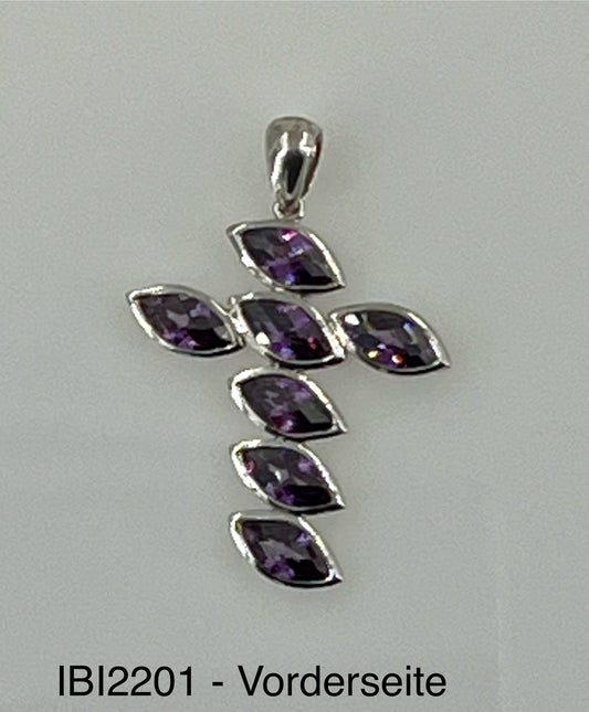 Amethyst - Kreuz - 4,5 x 3,5 cm