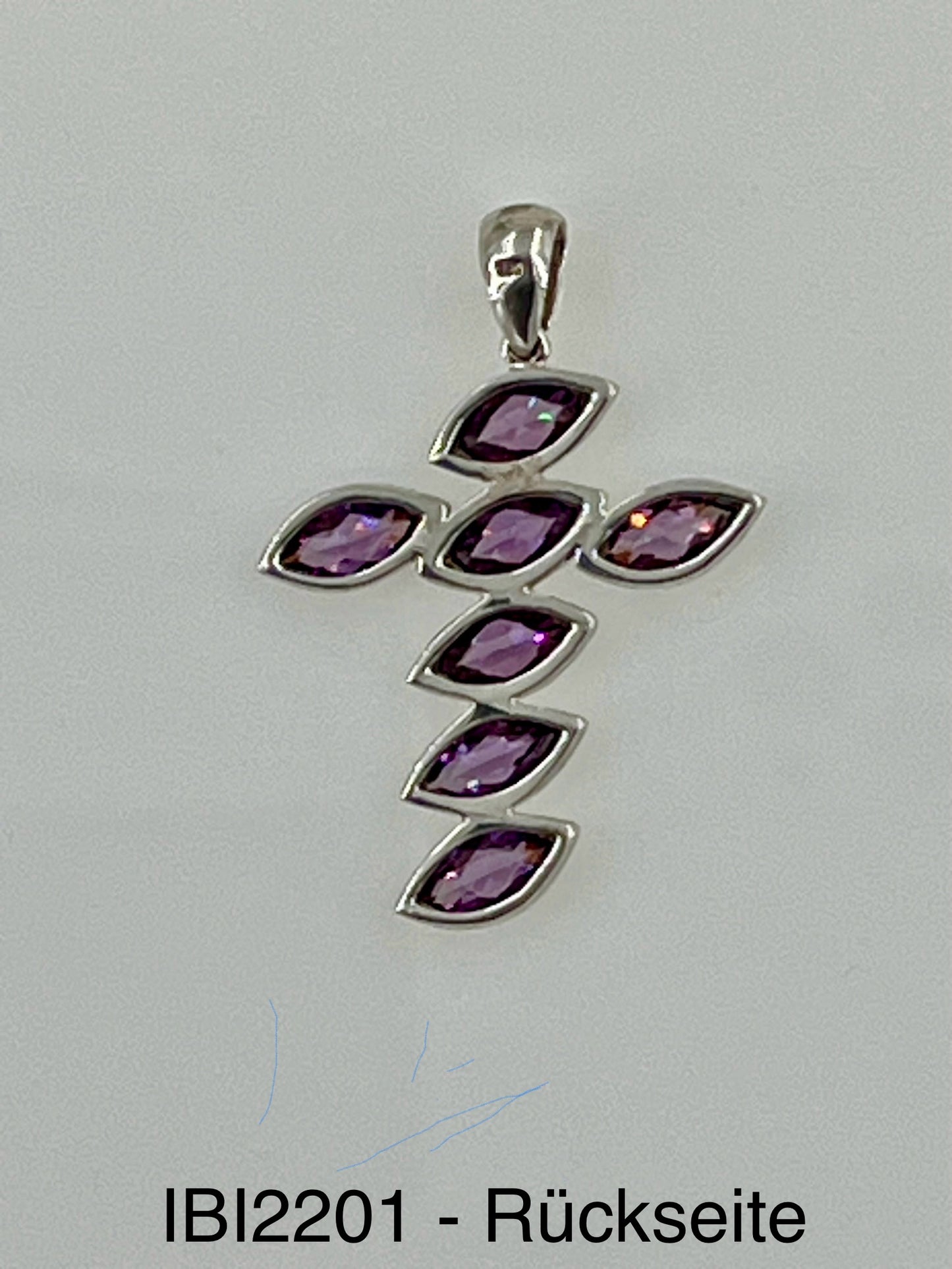 Amethyst - Kreuz - 4,5 x 3,5 cm