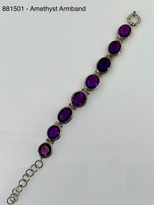 Amethyst - Armband - 17 cm